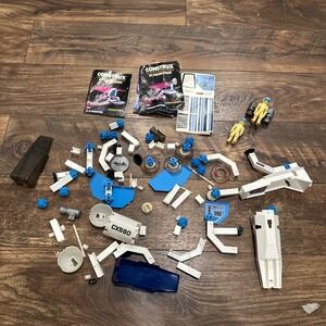 Vintage Fisher Price CONSTRUX‎ CX-580 Space Set Parts Lot Instructions Stickers